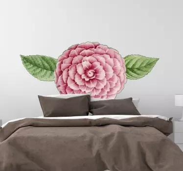 Autocolantes flores Flor peônia única - TenStickers