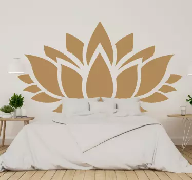 Autocolantes flores Lótus simples - TenStickers