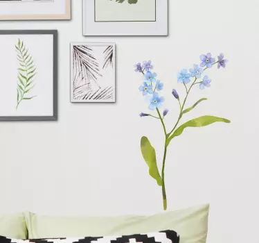 Autocolantes flores Não me esqueça - TenStickers