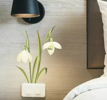 Autocolantes flores Planta snowdrop - TenStickers