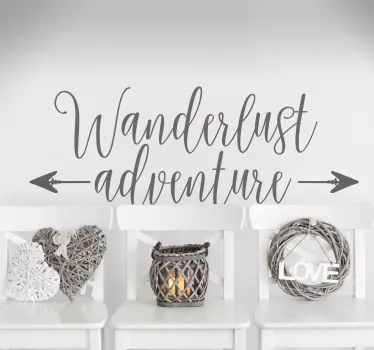 Autocolantes de viagens e aventuras aventuras wanderlust - TenStickers
