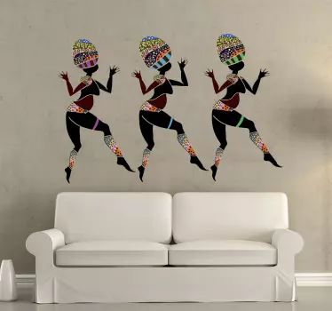 Autocolantes Bailarinas Africanas - TenStickers