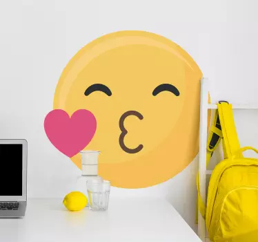 Autocolantes do Amor emoji beijo - TenStickers