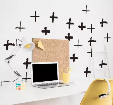 Autocolantes de arte Soma símbolo padrão minimalista - TenStickers