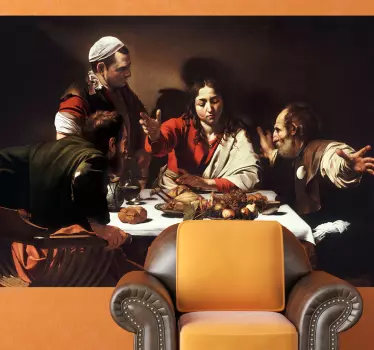 Autocolantes decorativos de arte Pintura de Caravaggio - TenStickers