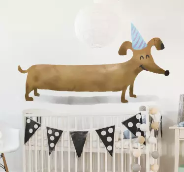 Autocolantes animais desenho com cão - TenStickers