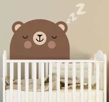 Autocolantes animais urso dorminhoco - TenStickers