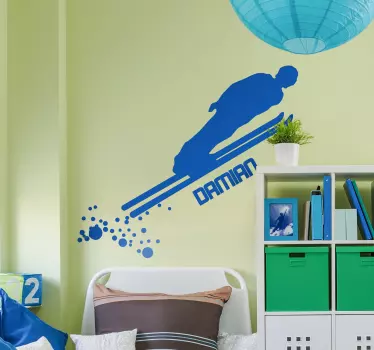 Autocolantes para desportos radicais Snowboard personalizável - TenStickers