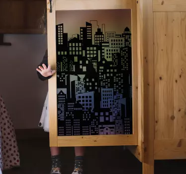 Autocolantes para móveis Armário multicolorido - TenStickers