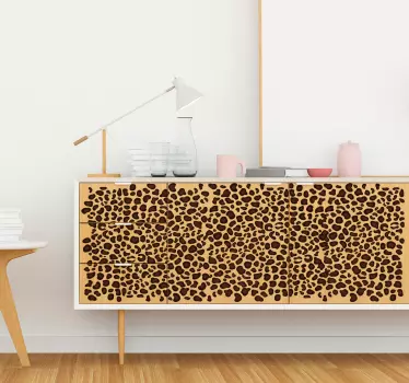 Autocolantes de padrões com texturas padrão de leopardo - TenStickers