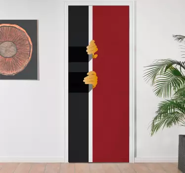 Vinil autocolante para portas porta e mãos - TenStickers