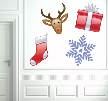 Autocolantes festividades natalicios - TenStickers