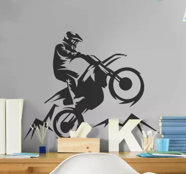 Autocolantes personalizados para motas Motociclista - TenStickers