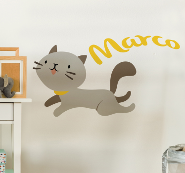 Autocolantes para casa gato - TenStickers