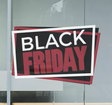 Autocolantes negócios Black Friday Etiqueta - TenStickers