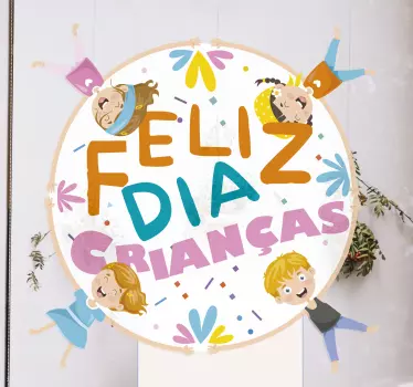 Autocolantes Promoções Feliz dia das crianças - TenStickers
