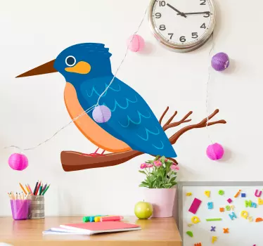 Autocolantes decorativos de pássaros e aves martim-pescador - TenStickers