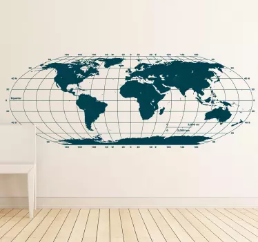 Autocolantes para sala de jantar Globo terrestre - TenStickers