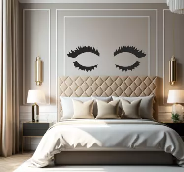 Vinil com silhuetas olhos glamour - TenStickers