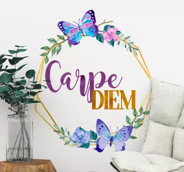 Autocolantes decorativos de motivação pessoal carpe diem - TenStickers