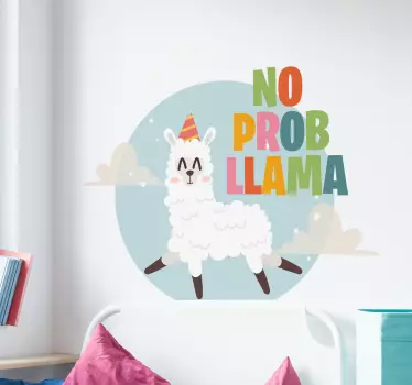 Autocolantes decorativos de outros textos no prob llama - TenStickers