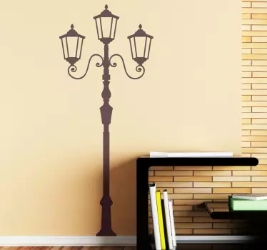 Autocolantes Vintage vinis decorativos lâmpada retro - TenStickers