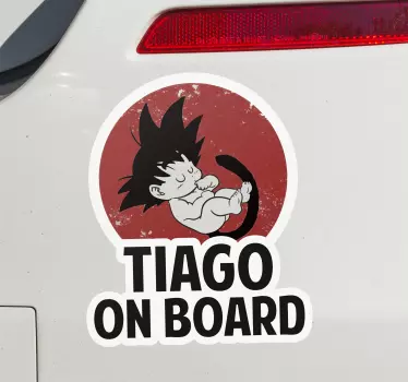 Bebe a bordo personalizado Desenho de nave espacial bebê a bordo - TenStickers