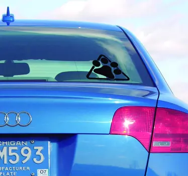 Bebe a bordo personalizado Pata de cão - TenStickers