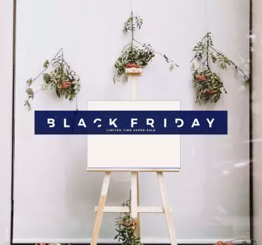 Black friday elegante vinil autocolante decorativo cabeçalho prem - TenStickers
