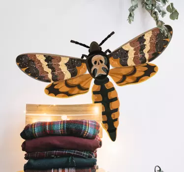 <b>vinis decorativos</b> inseto esfinge crânio - TenStickers