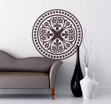 fotomural decorativo de mandalas de roseta celta - TenStickers