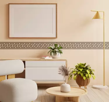 Friso decorativo estilo grego - TenStickers