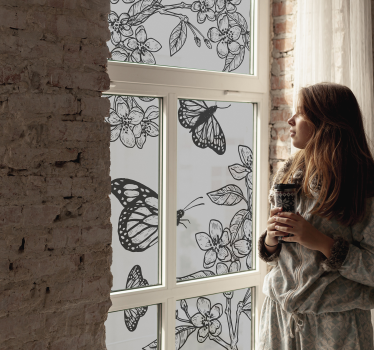 Janela lepidoptera Autocolante para janelas - TenStickers