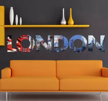 Mural de parede imagens de Londres - TenStickers