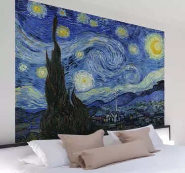 Mural de parede noite estrelada - TenStickers