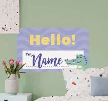 Olá, estou com um vinil decorativo para janelasde nome personaliz - TenStickers
