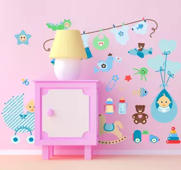 Pack Vinis Infantis Mundo Divertido - TenStickers
