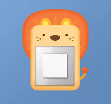 Autocolante infatil leaozinho - TenStickers