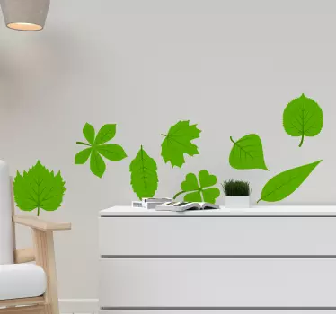 Plantas Vinil Folha de carvalho - TenStickers
