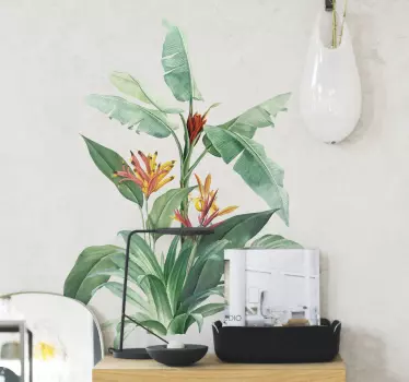 Plantas Vinil Grandes folhas tropicais - TenStickers