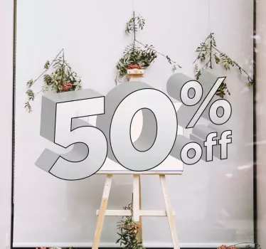 Promoção de vendas vinil autocolante decorativo janela personaliz - TenStickers