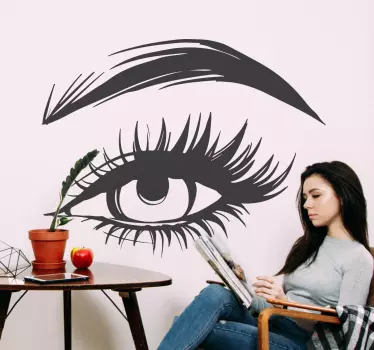 Salão de beleza vinil autocolante decorativo da parede do - TenStickers
