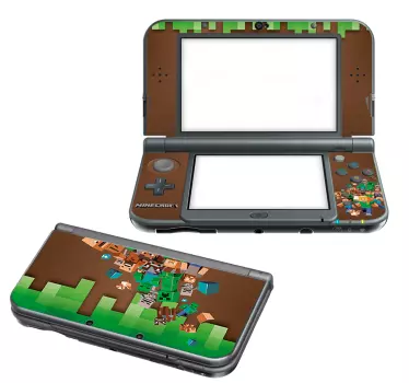 Skin para Nintendo estilo Minecraft - TenStickers