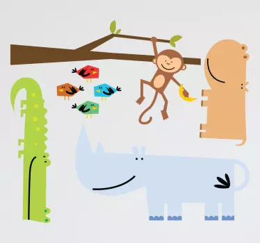 Stickers animais savana - TenStickers