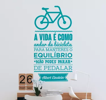Vinil a vida Einstein - TenStickers