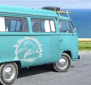Autocolante com animais selvagens dolfins - TenStickers