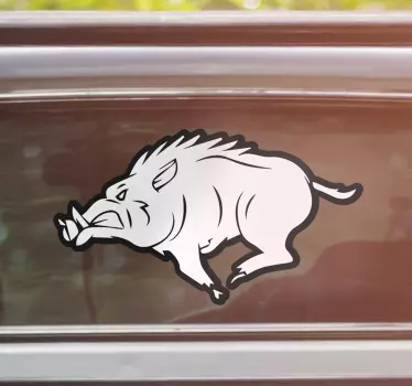Vinil autocolante decorativo de animais selvagens Javali - TenStickers