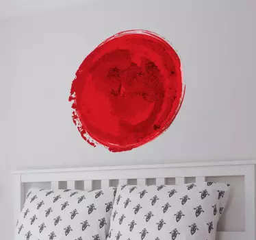 Vinil autocolante decorativo bandeira Japão - TenStickers