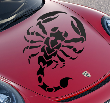 vinil autocolante decorativo do carro escorpião - TenStickers