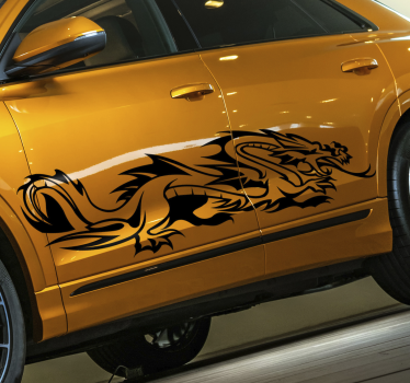 vinil autocolante decorativo  para carros dragão feroz - TenStickers